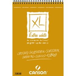 Bloc spirale canson 787500 a4 vierge blanc