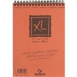 Bloc spirale canson 787220 a5 vierge rouge