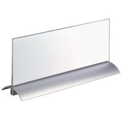 Plaque signalétique de table de luxe durable en aluminium acrylique 8203 105x297mm