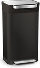 Joseph joseph - poubelle titan 30 litres - acier inoxydable - noir