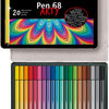 Stabilo Pen 68 en boîte en métal, 20kl.