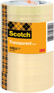 Ruban adhésif Scotch 508 15mmx66m transparent 10 rouleaux