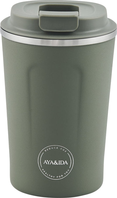 Aya ida aya ida - cup2go - tasse thermos - tasse à café - café à emporter - tasse de voyage - à emporter avec soi - 380ml - vert tropical