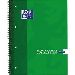 Bloc spirale oxford 32300 a4 90v assorti