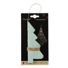 Decoris Pendentif de Noël Sapin de Noël papier vert 15cm
