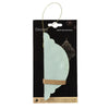Decoris Pendentif de Noël en papier forme oignon vert h15cm