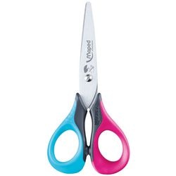 Ciseaux blister maped 693500 sensoft gaucher 13cm assortis