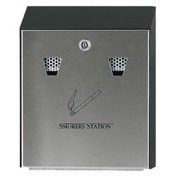 Cendrier mural Rubbermaid acier 39,6x27,4x8,9cm