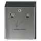 Cendrier mural Rubbermaid acier 39,6x27,4x8,9cm