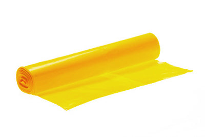 Powersterko sac poubelle HDPE 70x110 cm Sterko jaune 30 my (15 rouleaux)