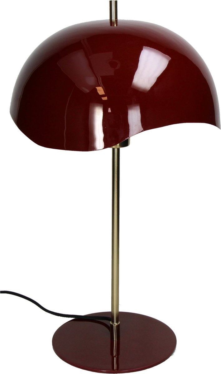 Lampe de table collection Hd métal rouge 30x30x56cm