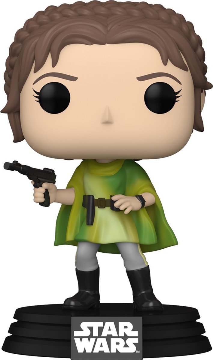 Figurine de collection Funko Star Wars Le Retour du Jedi pop 40e anniversaire ! figurine leia 9 cm multicolore