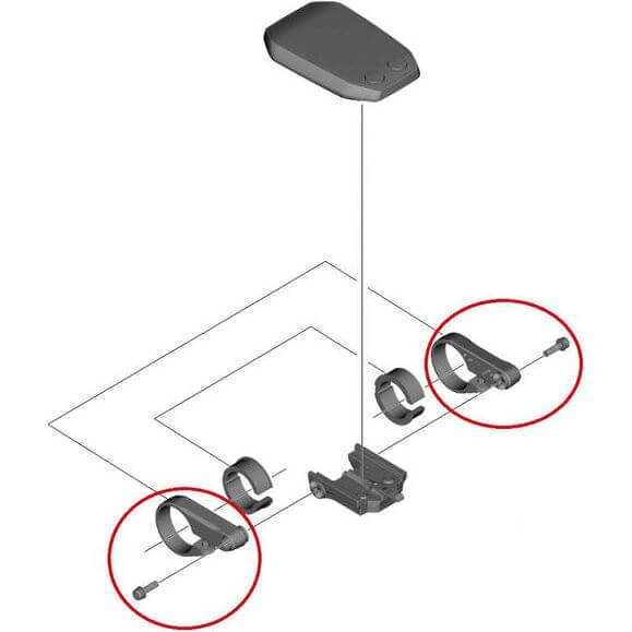 Shimano Affichage Holder Support L + R Étapes SC-E6010