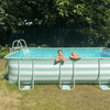 Essence | Piscine de conception blanche verte 400x200x100 cm