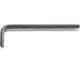 Outils à clé coudée à angle bêta avec tête sphérique 6 mm - brunis