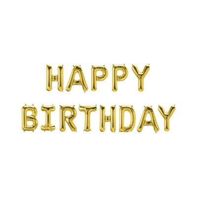 Guirlande de ballons en aluminium Paperdreams - joyeux anniversaire