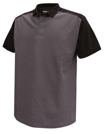 Polo Dassy Cesar coton gris noir l