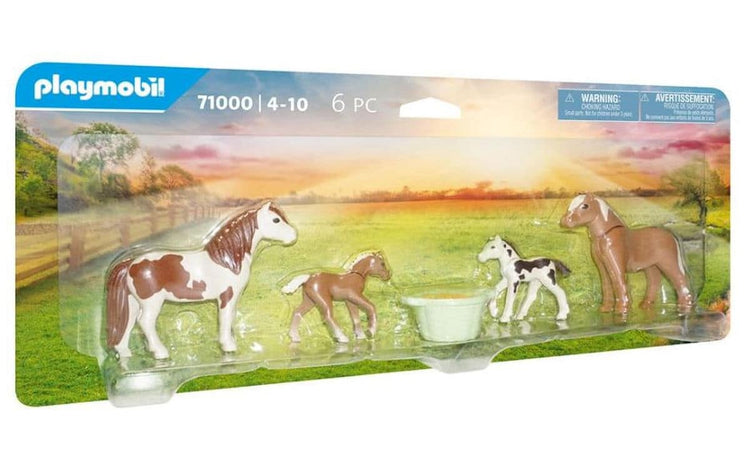 Playmobil country 2 poneys islandais avec poulains 71000