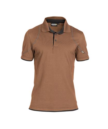 Dassy polo orbital marron gris l