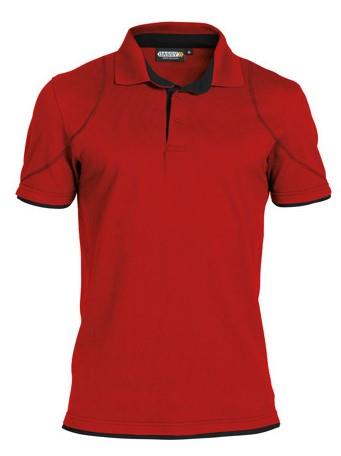 Polo Dassy orbital rouge noir xs