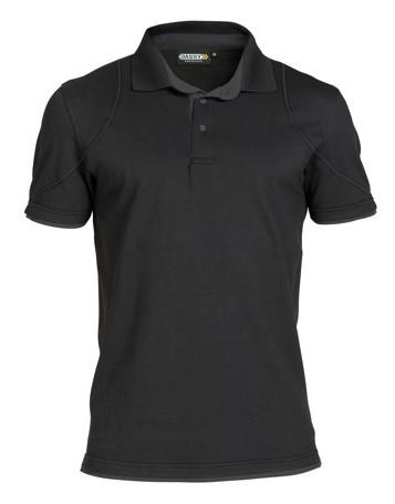 Dassy polo orbital noir gris m