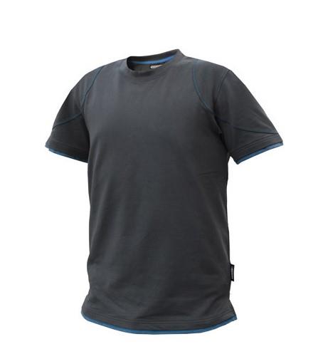 T-shirt Dassy gris cinétique bleu azur 3xl