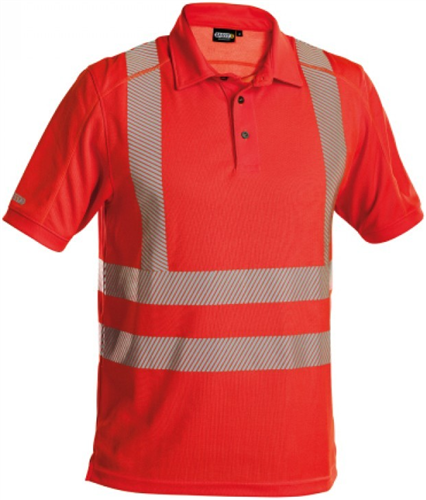 Polo haute visibilité Dassy brandon rouge xxl