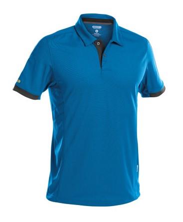 Dassy polo traxion bleu azur gris xs