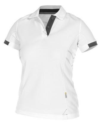 Dassy polo traxion femmes blanc gris xs