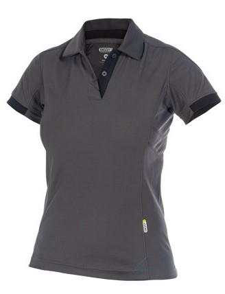 Dassy polo traxion femmes gris noir xs