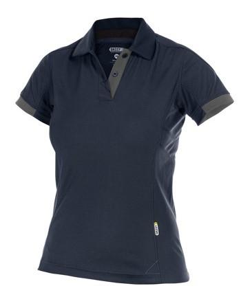 Dassy polo traxion femmes marine gris l