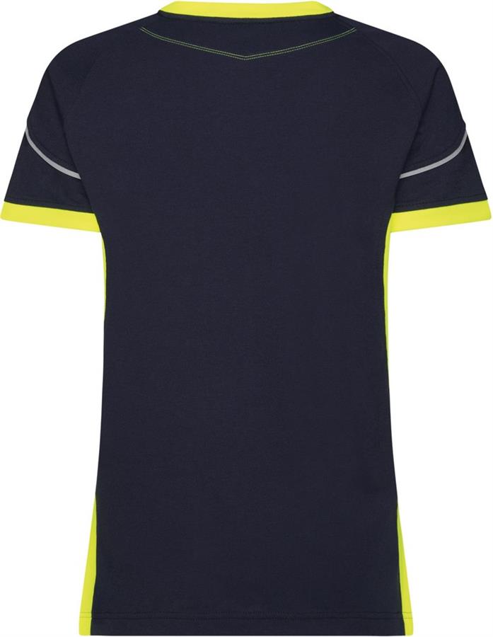 Dassy t-shirt tampico bleu nuit jaune fluo 4xl