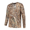 T-shirt Gear Gear Stealt Steals Saute à manches longues Camo Rietprint Taille m