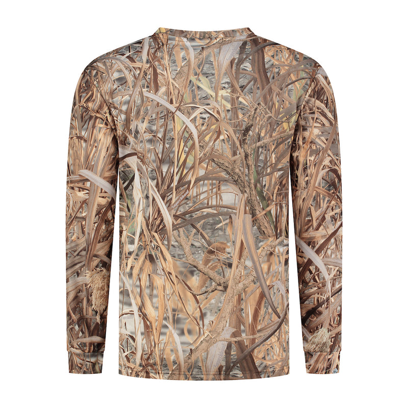 T-shirt Gear Steam Stealt Stealth à manches longues Camo Rietprint Taille xxl
