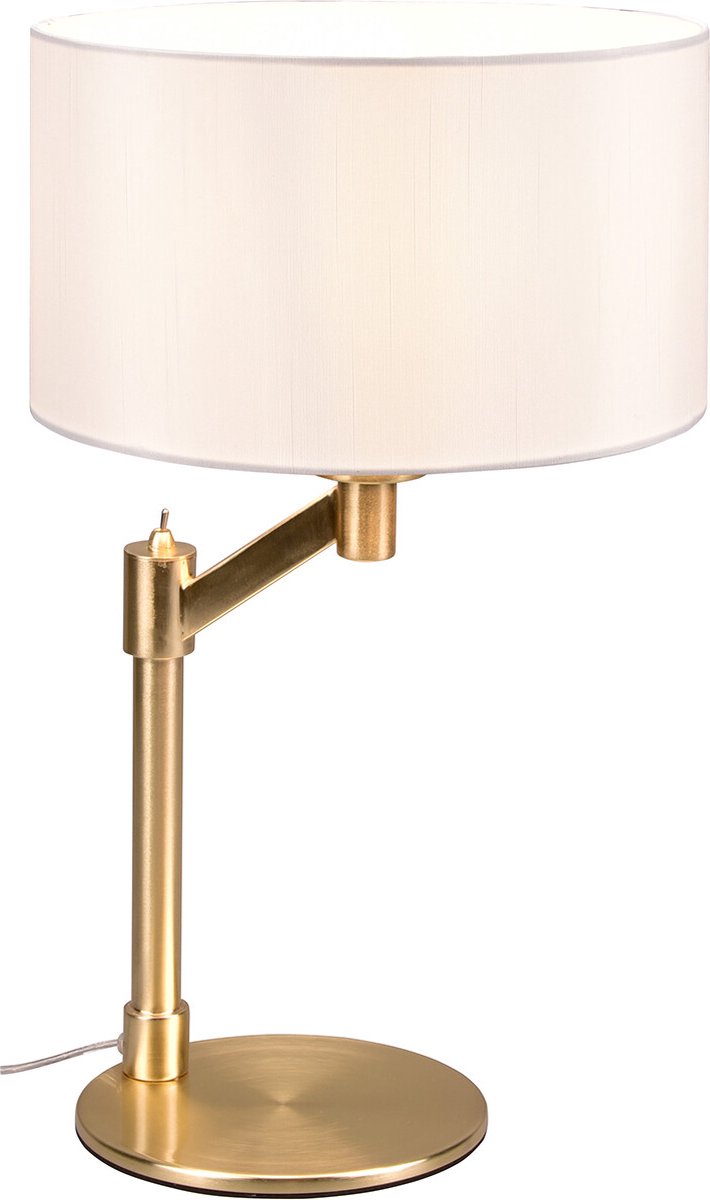 Lampe de table Trio Cassio - laiton mat - excl. 1x E27 - max. 60W
