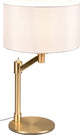 Lampe de table Trio Cassio - laiton mat - excl. 1x E27 - max. 60W