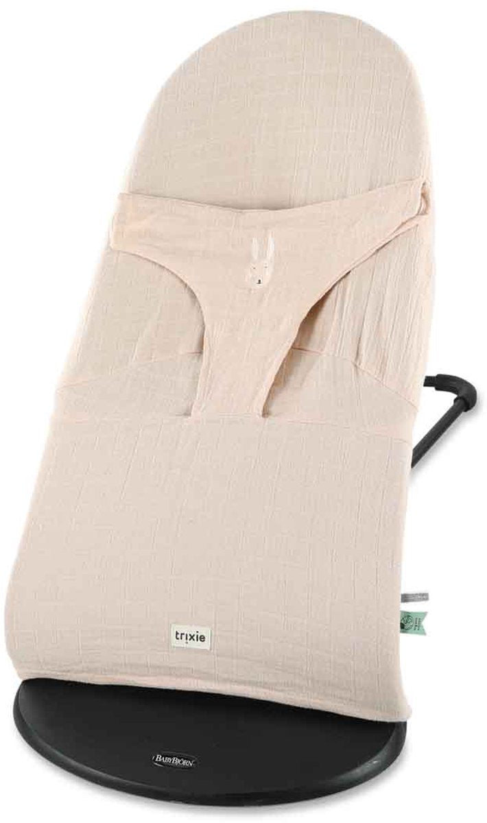 Housse de protection pour chaise à bascule Trixie | babybjörn - fleur de bonheur - mme. lapin