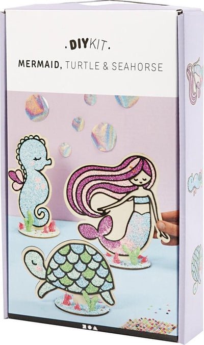 Sirène en pâte à modeler, 1 set