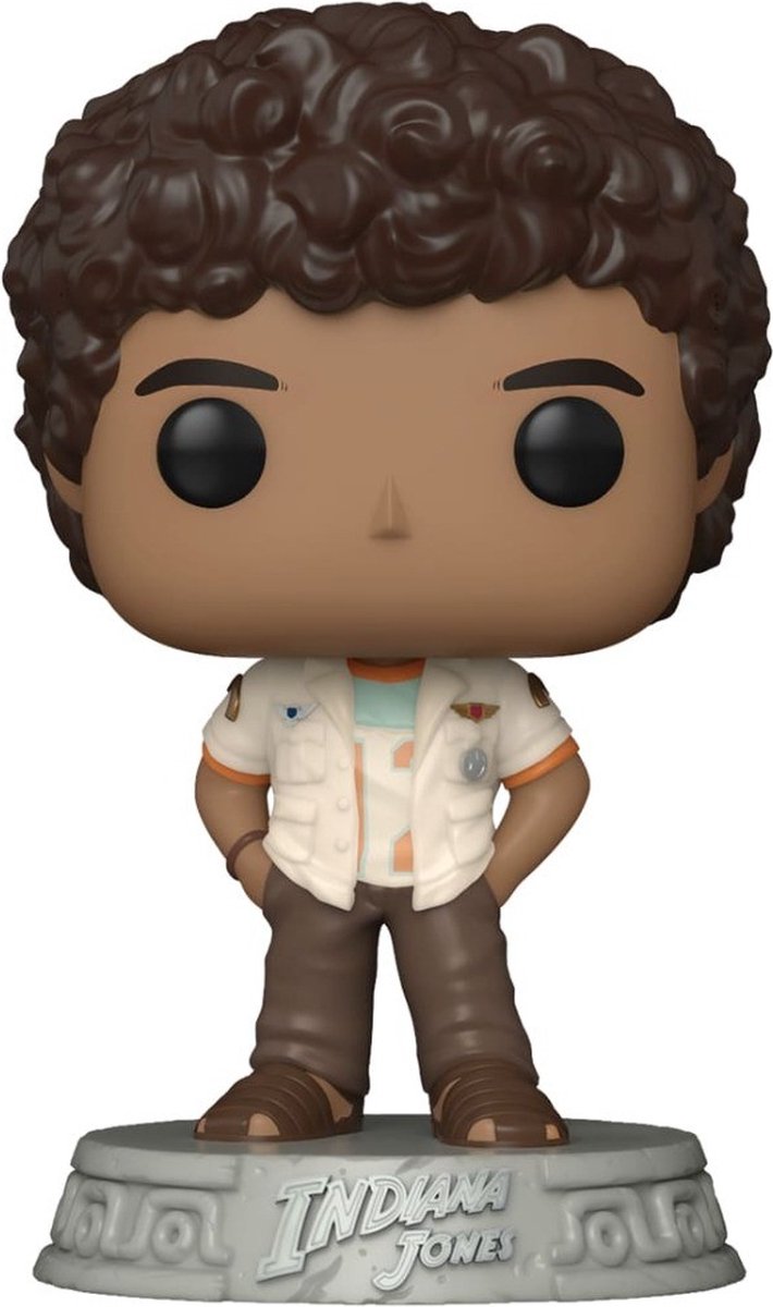 Funko indiana jones-indiana jones 5 pop! films teddy kumar figurine collector 9 cm - multicolore