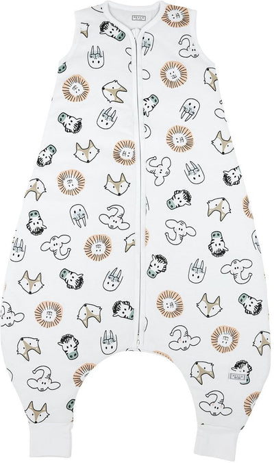 Meyco bébé animal bébé hiver sommeil salopette pull - multicolore - 92 cm - 2,0 tog
