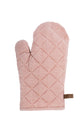 Tiseco gant de cuisine myrna 18x28cm, rose