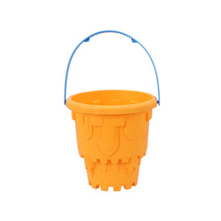 Seau de château avec poignée Assorti bleu, vert, rouge et orange