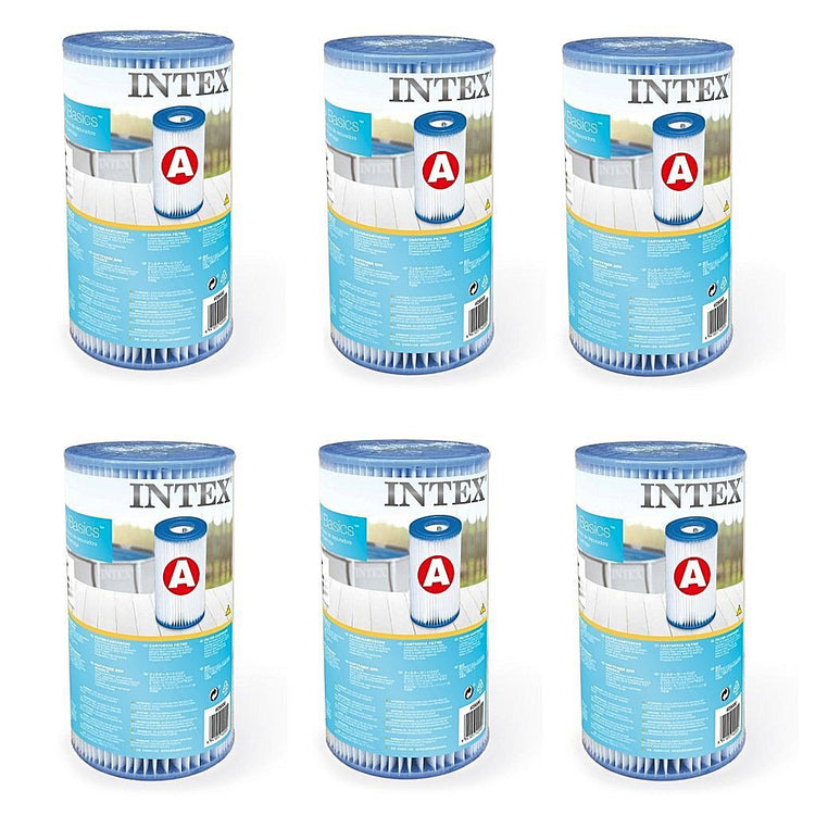 Cartouche filtrante Intex 29000 Type A 6 pièces pour piscine 244 305 366 cm