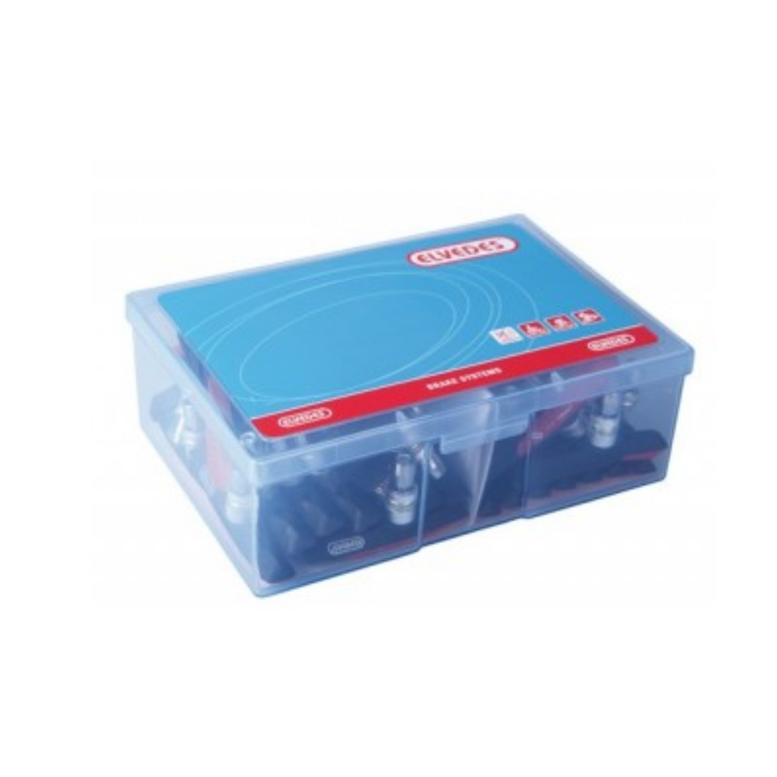 Jeu de plaquettes de frein Elvedes V-brake Allen Dual Compound (25 paires)