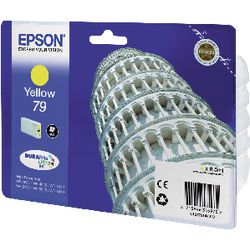 Cartouche d'encre epson 79 originale c13t79144010 jaune