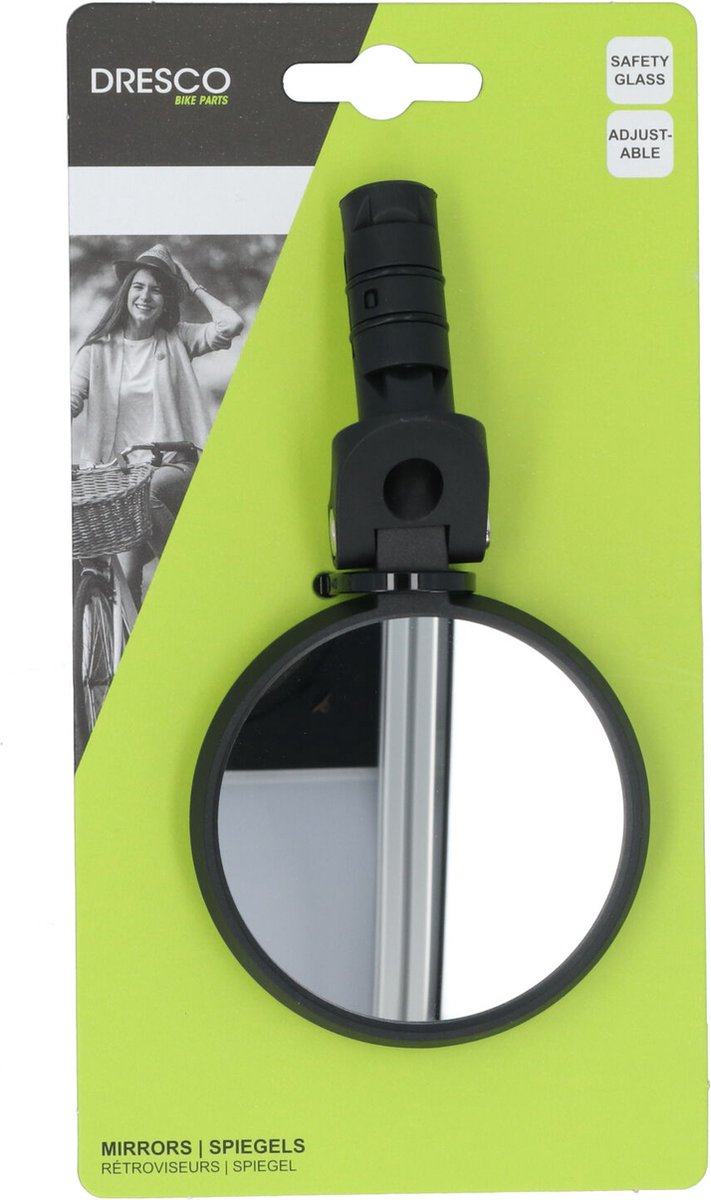 Miroir de vélo Dresco rond