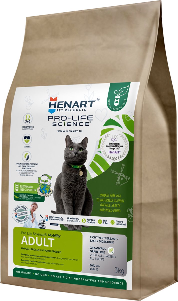 Henart Insect Cat adulte avec lui Membrane d'oeuf