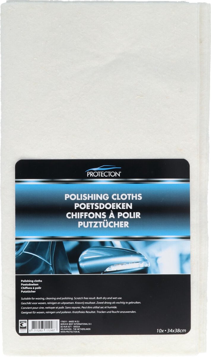Chiffons de nettoyage Protecton (10 pièces)
