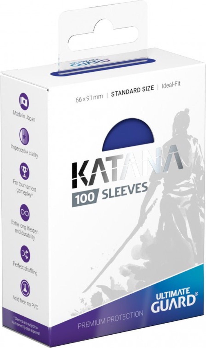 Manchons katana Ultimate Guard taille standard (100) - bleu
