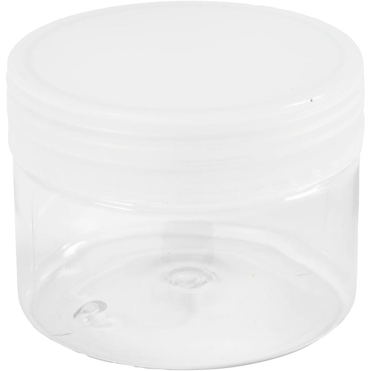 Pots de conservation en plastique Creativ company, h : 5 cm, d 6,5 cm, 110 ml, 10 pièces 1 boîte